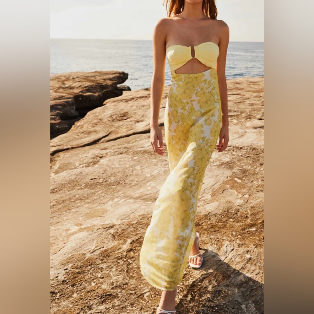 Tropicana Maxi Dress - Daffodil